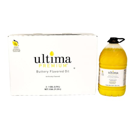 Ultima Premium Buttery Liquid Butter Alternative Oil 1 gal., PK3 100087435